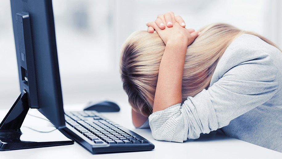 Ransomware Computer Frustration